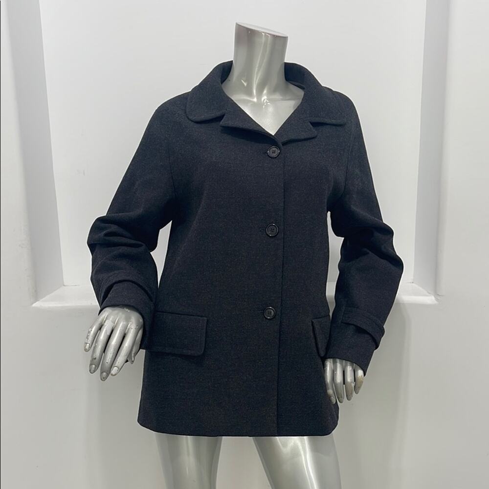 Kulson Wool Cashmere Women's Black Coat IT 42